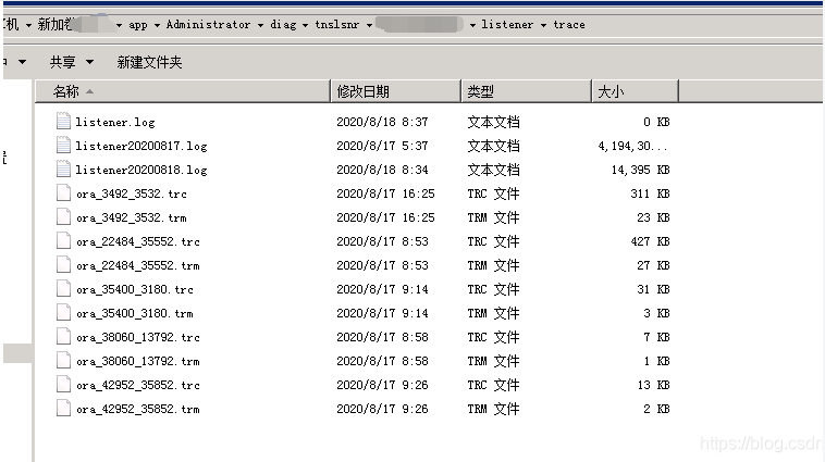 Oracle数据库log_status设置