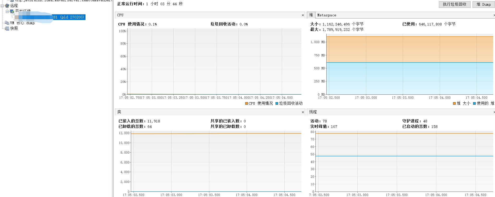 visualvm远程监控JVM配置