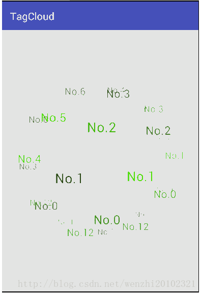 android+标签云效果,Android实现3D标签云简单效果