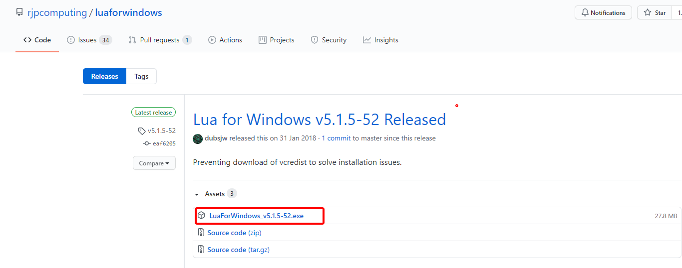 lua windows安装以及编辑器使用