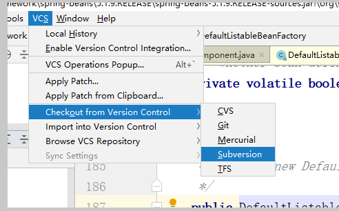 Cannot load supported formats: Cannot run program “svn“: CreateProcess error=5