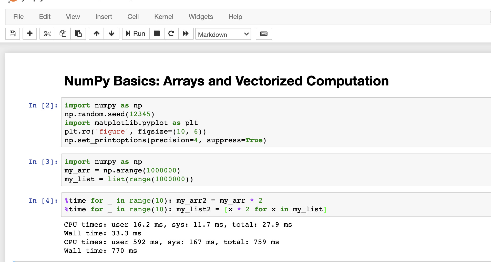 可视化运行Python的神器Jupyter Notebook