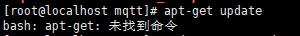 记录:bash:apt-get:未找到命令