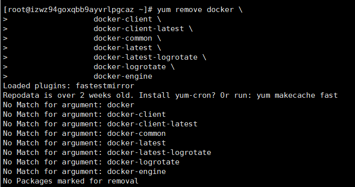 CentOS7安装docker