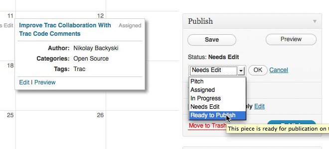 Edit Flow Custom Status