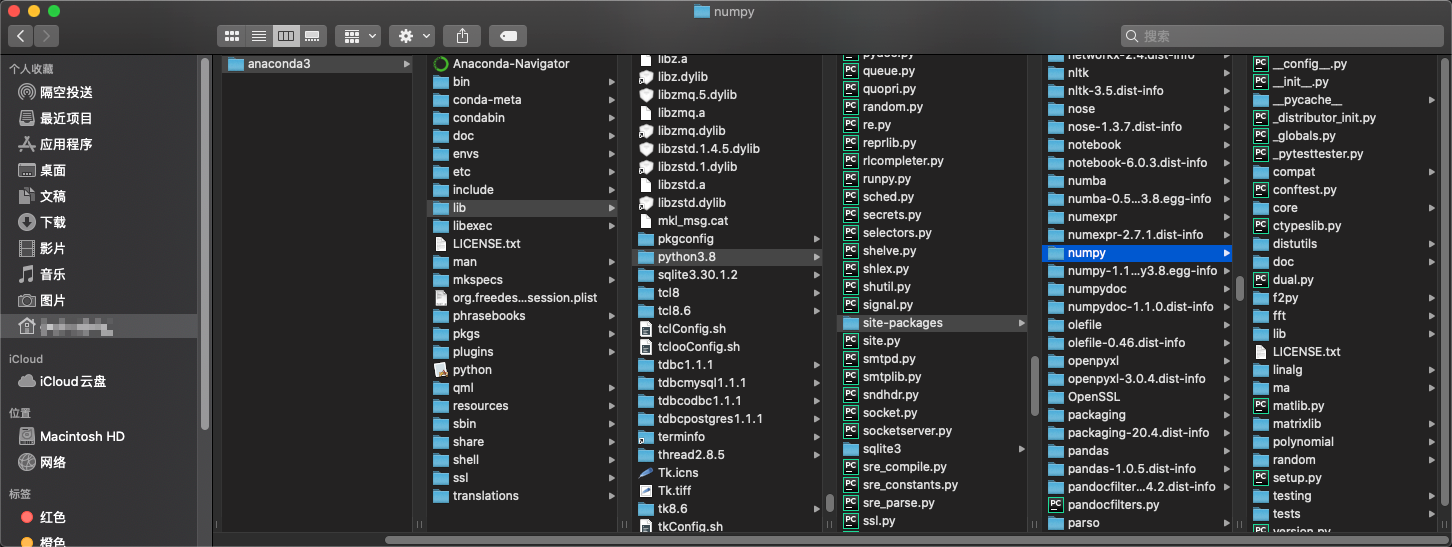 python在Mac系统下的三种库安装方法