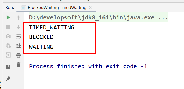 Java多线程 BLOCKED WAITING TIMED_WAITING代码演示