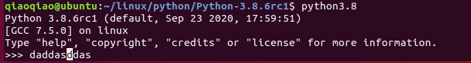 Ubuntu安装python3后上下左右等按键显示^H等