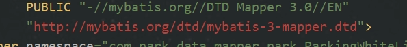Mybatis解决xml文件中http://mybatis.org/dtd/mybatis-3-mapper.dtd变红色问题