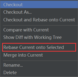 Git 合并代码操作失误，Rebase current，导致拉取代码一直冲突