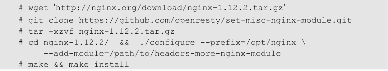 nginx--常见模块,headers-more-nginx and set-misc-nginx 等