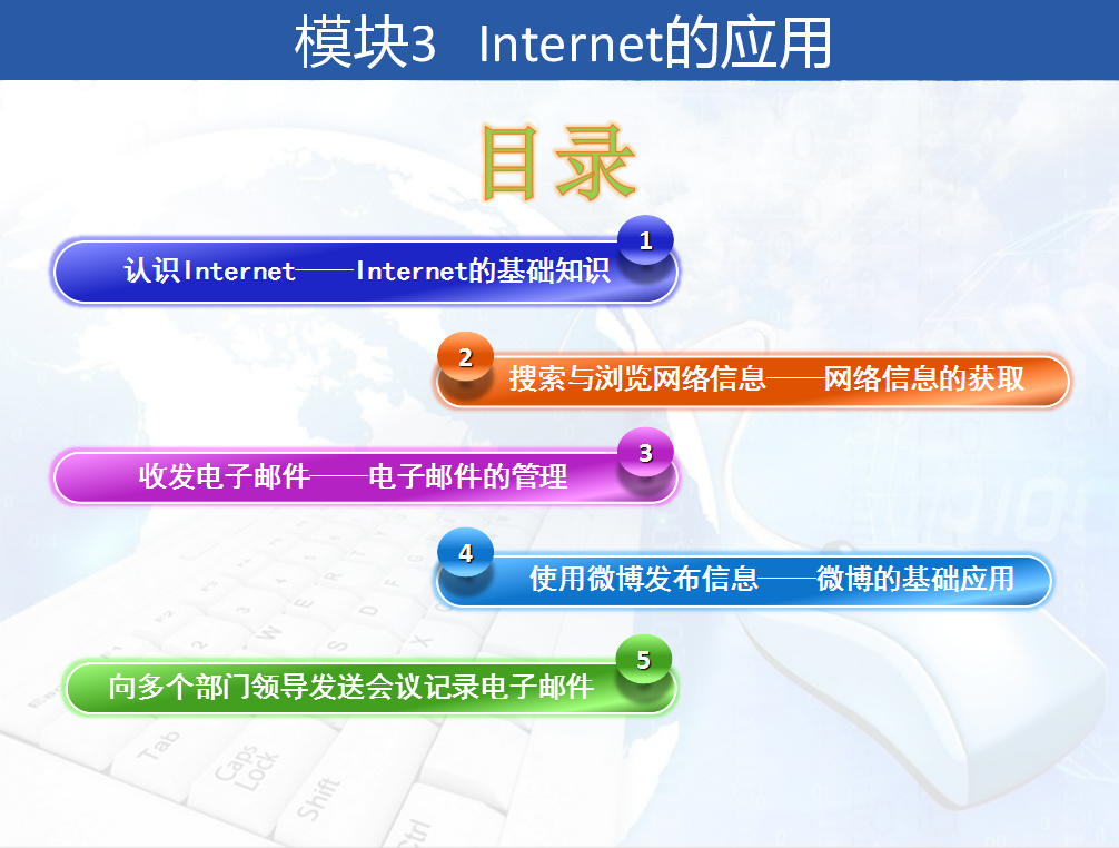 《计算机应用基础（Windows 7+Office 2010）》课程教学(3)——模块3 Internet的应用