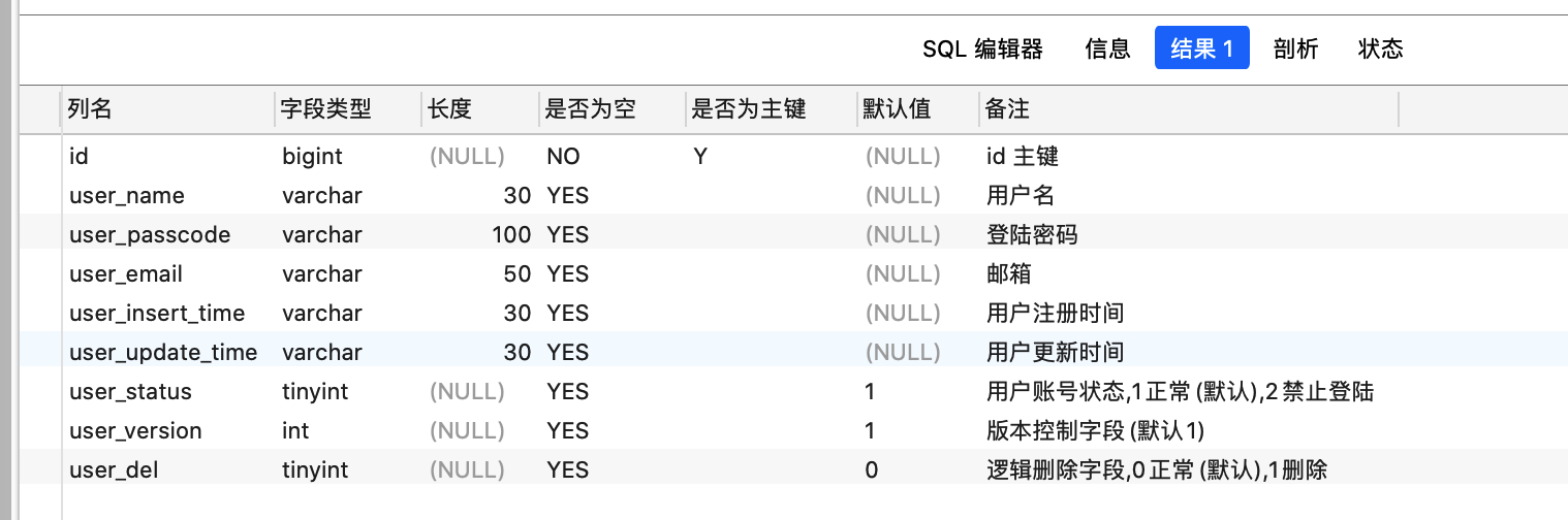 如何在C语言中查询数据库表结构？  第1张