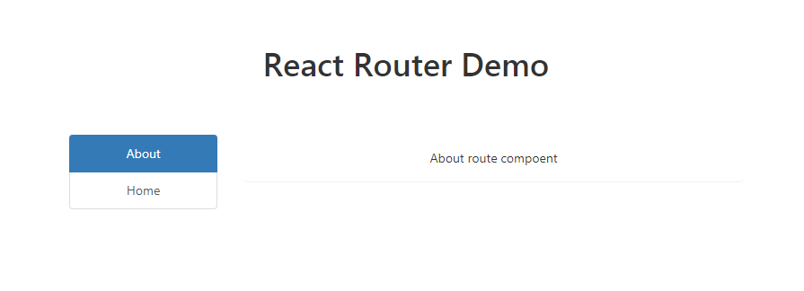 React 初探 [八] react-router 基本使用与侧边栏切换功能