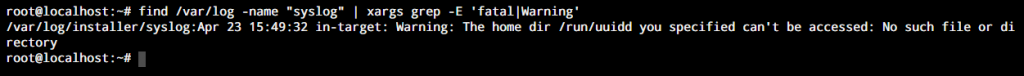 Find Xargs