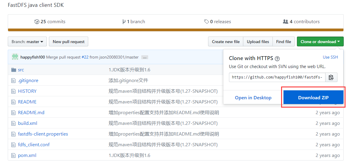 解决 Maven 无法下载 fastdfs-client-java 依赖。