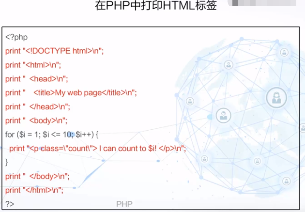 慕课WEB编程技术(第五章.PHP与HTML的关系)