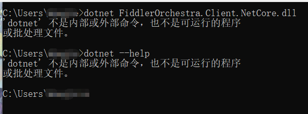 dotnet --help出现不是内部或外部的命令