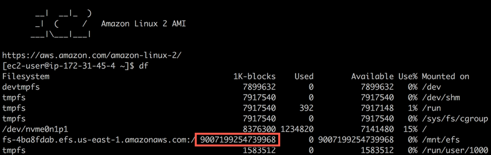 如何测试 Amazon Elastic File System