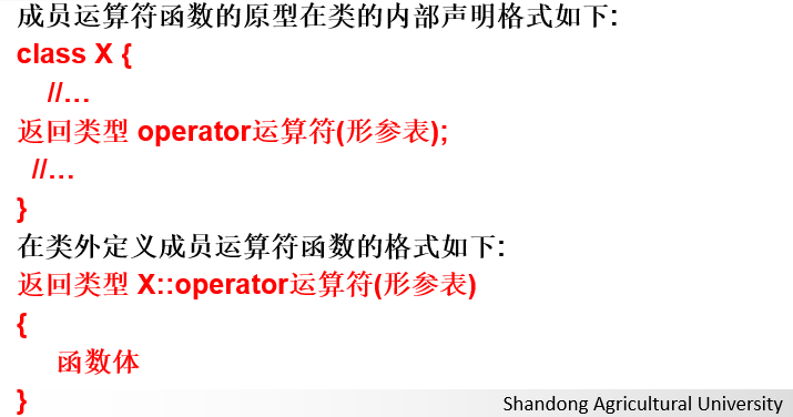 声明格式
