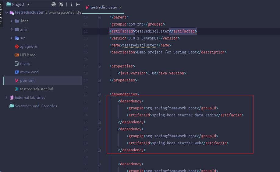 SpringBoot连接Redis集群案例