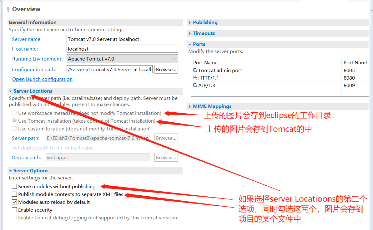 web项目上传图片到项目中，而不是Tomcat中，也不是eclipse的工作目录