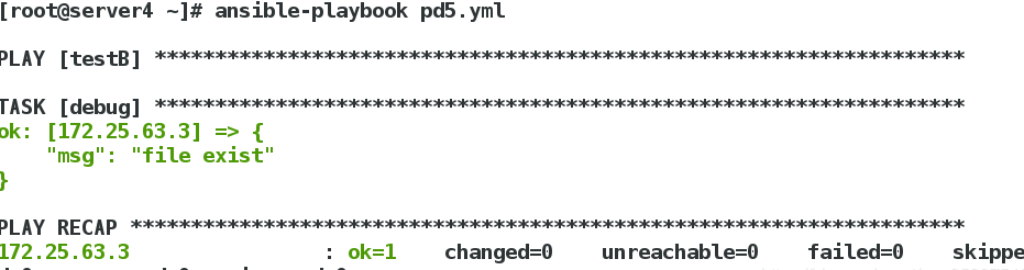 ansible playbook中的条件判断 tests