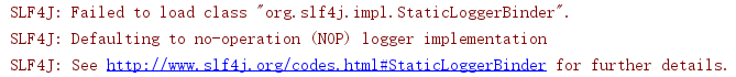 完美解决Maven项目启动时报错Failed to load class "org.slf4j.impl.StaticLoggerBinder".