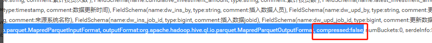Impala中的parquet存储压缩